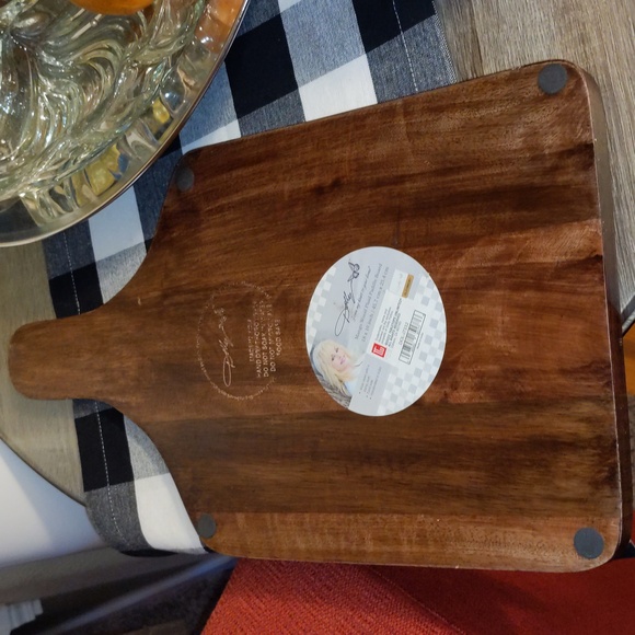 Charcuterie Holly Berry Plaid Christmas Dolly Parton Mango Wood Cheese Boards - Picture 2 of 8